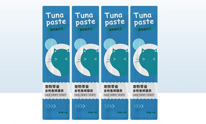 Cat Strip Snack Fat Nutrition Various Tastes