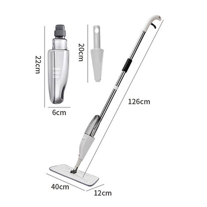 Spray Mop For Floor Cleaning 5 Reusable Microfibre Pads Water Bottle Tank UK