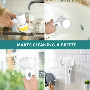 Electric Power Spin Cleaning Brush