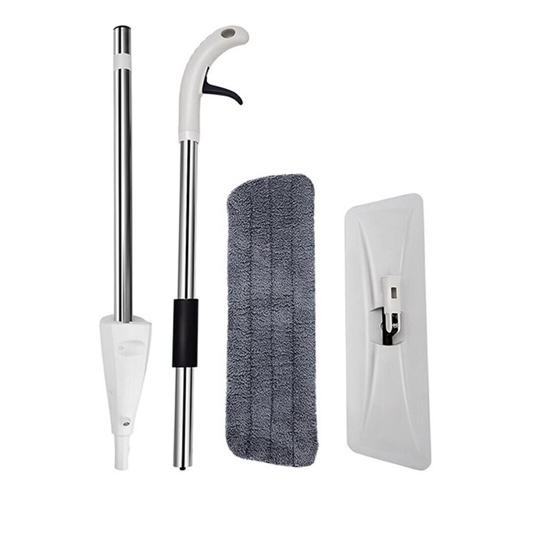 Spray Mop For Floor Cleaning 5 Reusable Microfibre Pads Water Bottle Tank UK