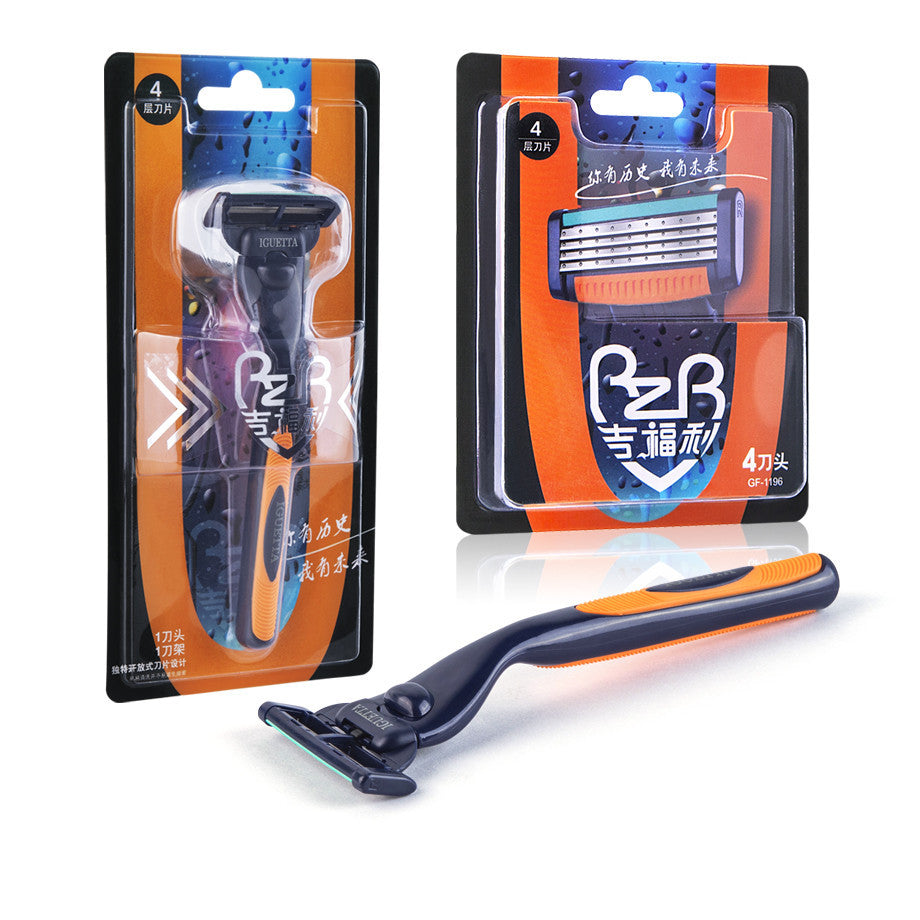 Manual 4-Blade Razor