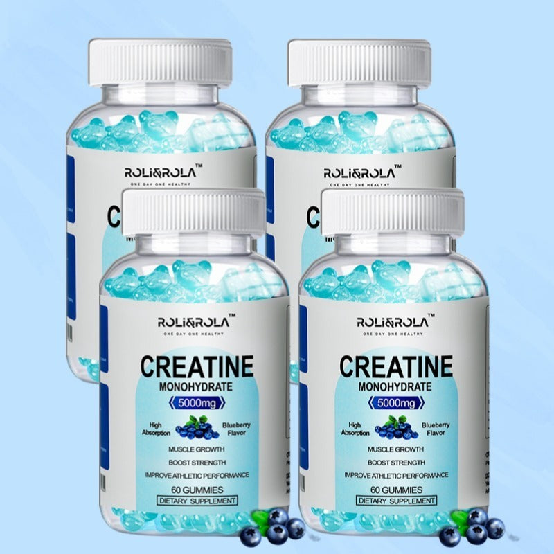 Creatine Monohydrate Gummies — Blueberry 60 ct