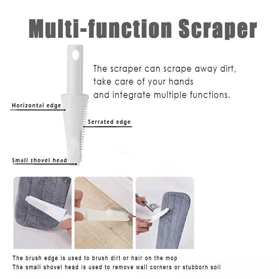 Spray Mop For Floor Cleaning 5 Reusable Microfibre Pads Water Bottle Tank UK