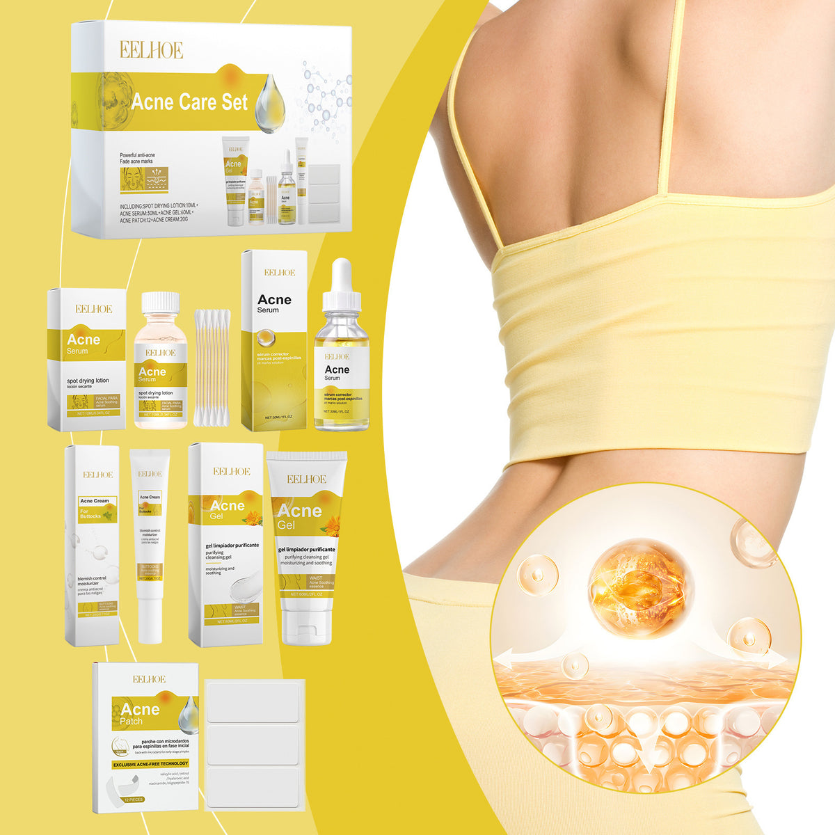 Clarifying Acne Skin Care Set