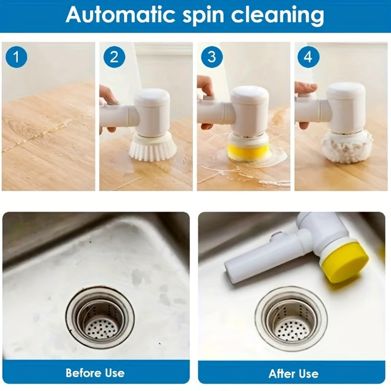 Electric Power Spin Cleaning Brush