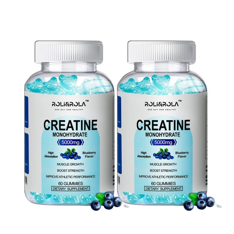 Creatine Monohydrate Gummies — Blueberry 60 ct
