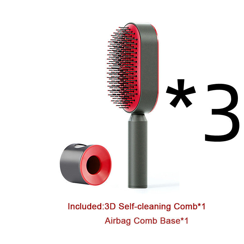 Self-Cleaning Scalp Massage Hair Brush